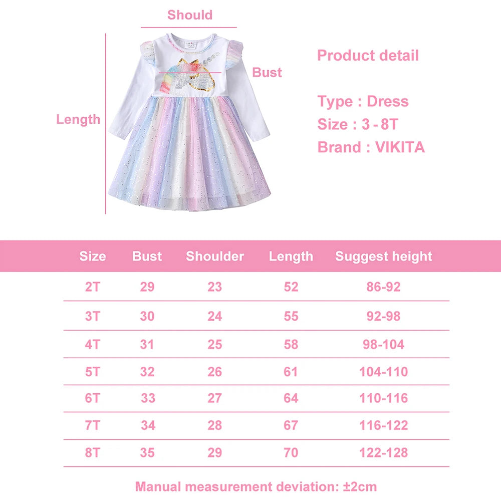 Unicorn Party Princess Dress