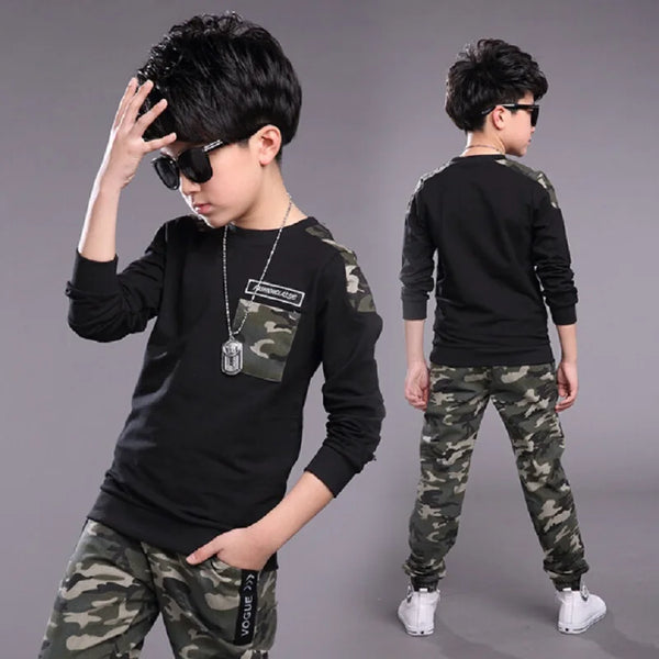 Camouflage Sports Clothing Set