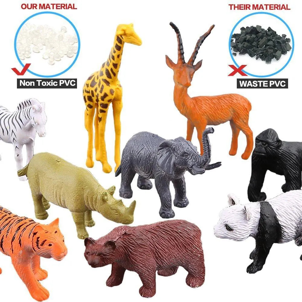 53Pcs/set Animal Toy Simulation