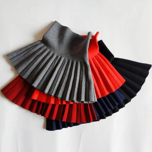 Casual Pleated Skirt