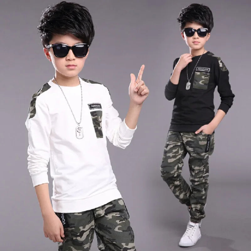 Camouflage Sports Clothing Set