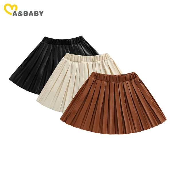 High Waist Pleated Skirt