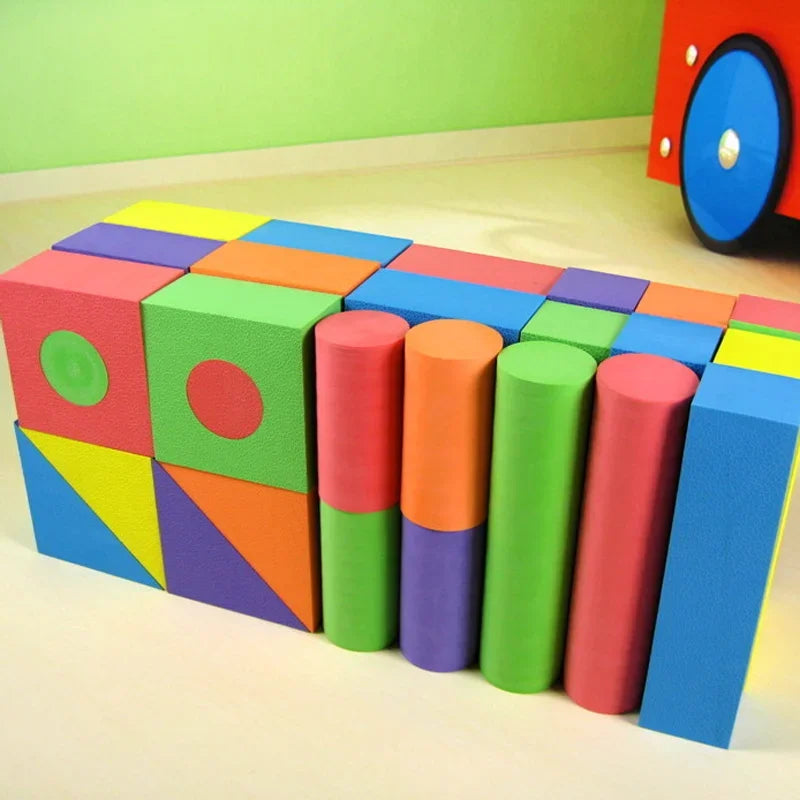 50 Pcs/Set EVA Foam Blocks Educational Kids Toys