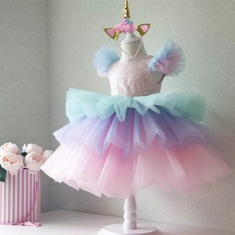 Lace Unicorn Princess Dress