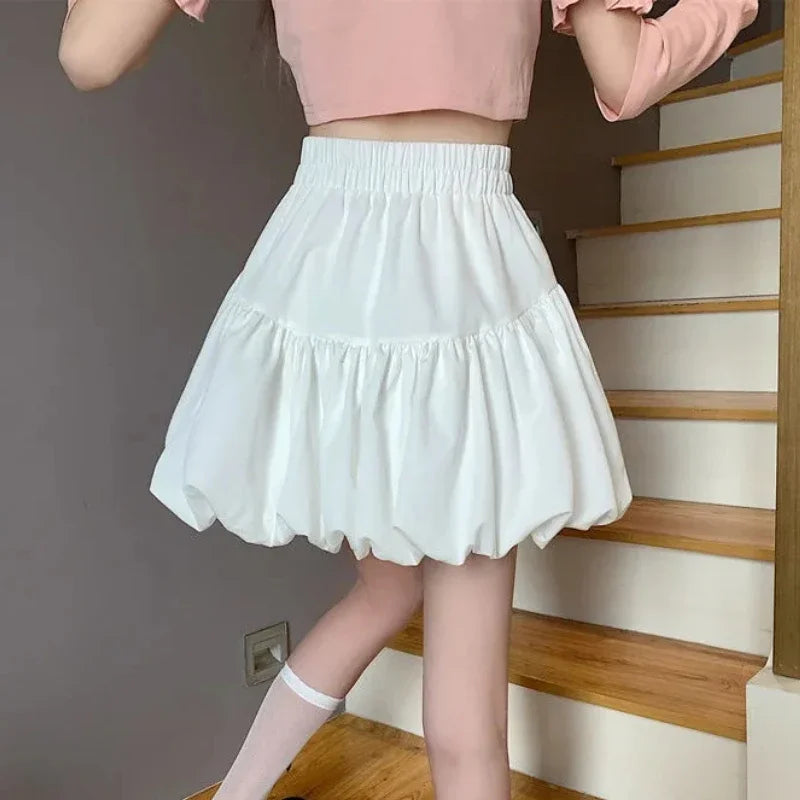 Cotton Bubble Skirt