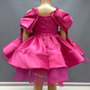 Bow Bubble Sleeves Princess Dress