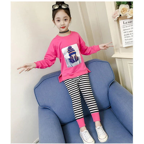 Girls Sporty Clothing Set