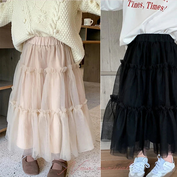 Trendy Versatile Mesh Skirt