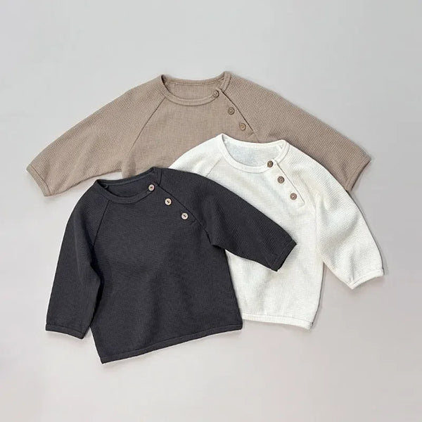 Long Sleeve Plain Linen T-Shirt