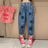 Star Print Jeans