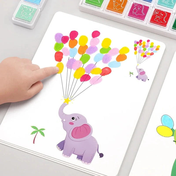 DIY Finger Painting Drawing Toy