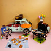 Tourist Picnic Car Trailer Building Block Set