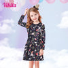 Cotton Cartoon Long Sleeves Dress