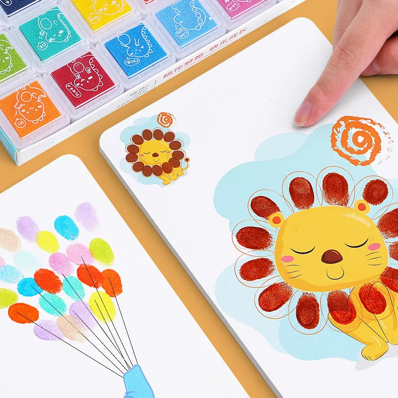 DIY Finger Painting Drawing Toy